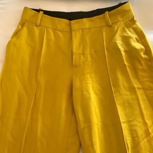 Zara Yellow Trousers